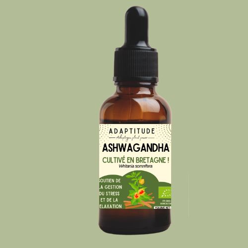 6241788391.jpg Extrait d'Ashwagandha bio – 50 ml, flacon compte-gouttes Adaptitude