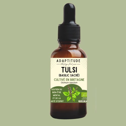 6241788431.jpg Extrait de Tulsi bio (basilic sacré) – 50 ml, flacon compte-gouttes Adaptitude
