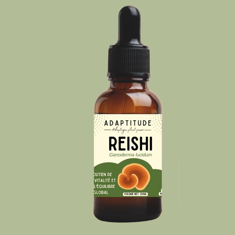 6254199609.jpg Extrait de Reishi (Ganoderma lucidum) – 50 ml, flacon compte-gouttes Adaptitude