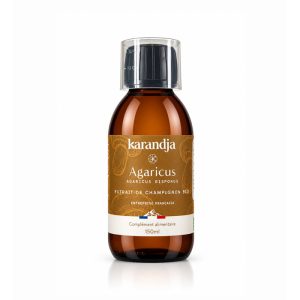 karandja-mycostim-agaricus-150ml-bio-1.jpg Extrait de champignon bio Agaricus 150 ml, flacon en verre ambré – vue 2