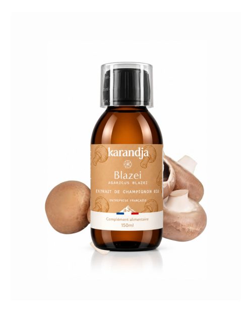 karandja-mycostim-blazei-150ml-bio.jpg Extrait de champignon bio Blazei 150 ml, flacon en verre ambré