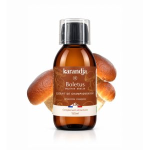 karandja-mycostim-boletus-cepe-de-bordeaux-150ml-bio.jpg Extrait de champignon bio Boletus (cèpe de Bordeaux) 150 ml, flacon en verre ambré