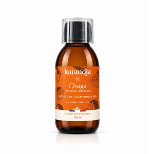 karandja-mycostim-chaga-150ml-bio-1.jpg Extrait de champignon bio Chaga 150 ml, flacon en verre ambré – vue 2