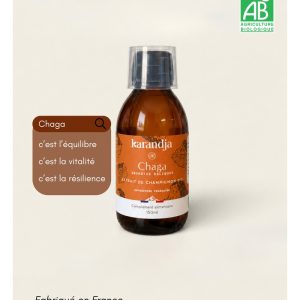 karandja-mycostim-chaga-150ml-bio-3.jpg Extrait de champignon bio Chaga 150 ml, flacon en verre ambré – vue 4