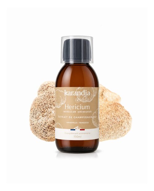 karandja-mycostim-hericium-150ml-bio.jpg Extrait de champignon bio Hericium 150 ml, flacon en verre ambré