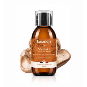 karandja-mycostim-shiitake-150ml-bio.jpg Extrait de champignon bio Shiitaké 150 ml, flacon en verre ambré