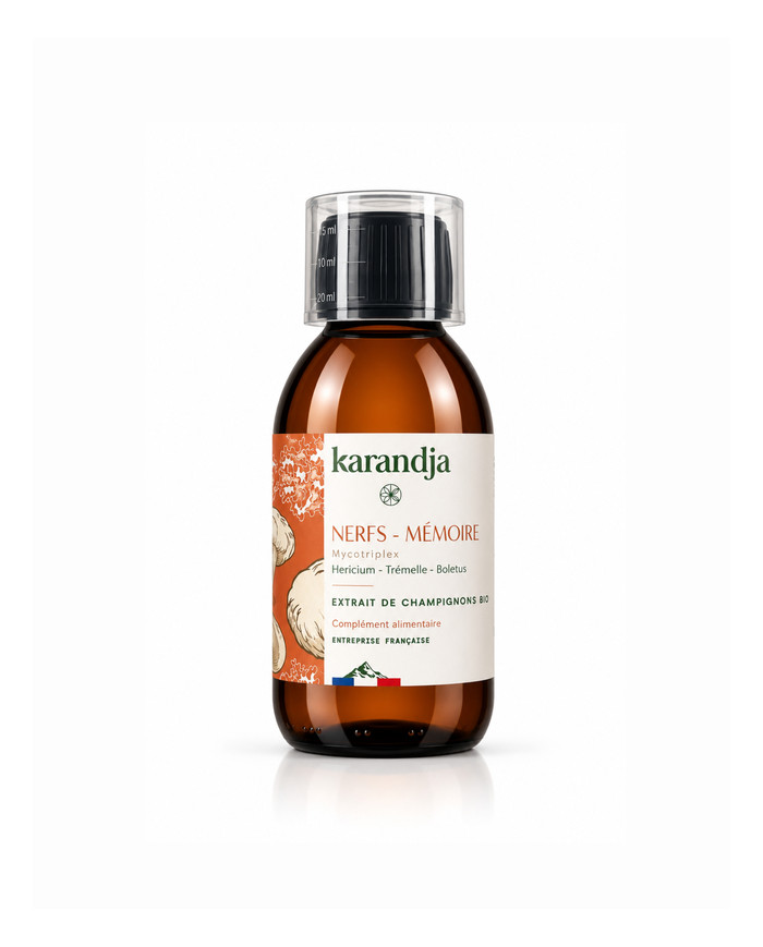 karandja-mycotriplex-n06-nerfs-memoire-150ml-bio-1.jpg Mycotriplex Nerfs Mémoire, extrait de champignons bio 150 ml – vue 2