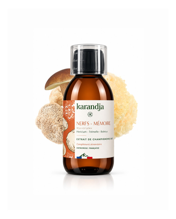 karandja-mycotriplex-n06-nerfs-memoire-150ml-bio.jpg Mycotriplex Nerfs Mémoire, extrait de champignons bio 150 ml